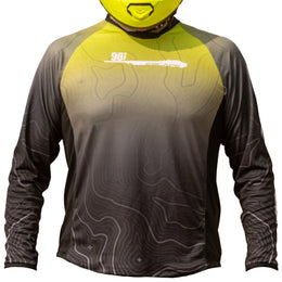 98 Fahren Moto Jersey Escape Canyon - Yellow and Grey