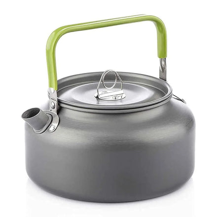 DPCR 1.2L High-Capacity Aluminum Camping Kettle: Rugged Moto-Camping Cookware
