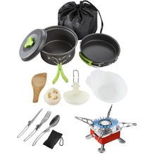 DPCR 11-Piece ADV Camping Cookware Kit w/ Stove
