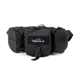 Tripole Tactical Waist Pack Black Front