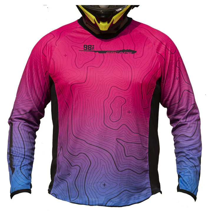 98 Fahren Moto Jersey Escape Canyon Purple