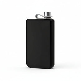 Bull MEN 15oz Large Hip Flask | Matte Black Stainless Steel | ADV TRIBE