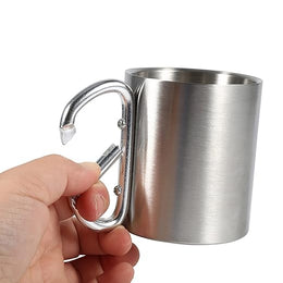 Carabiner Camping Mug | Stainless Steel | ADV TRIBE