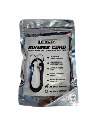 TECZA Bungee Cord – 30 Inch, Pack of 2 (Non-Reflective)