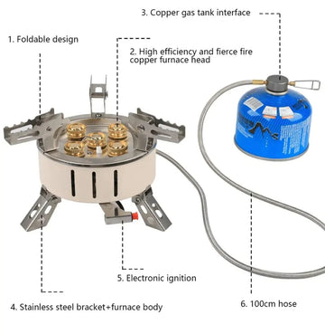 DPCR Foldable Stainless Steel ADV Camping Stove