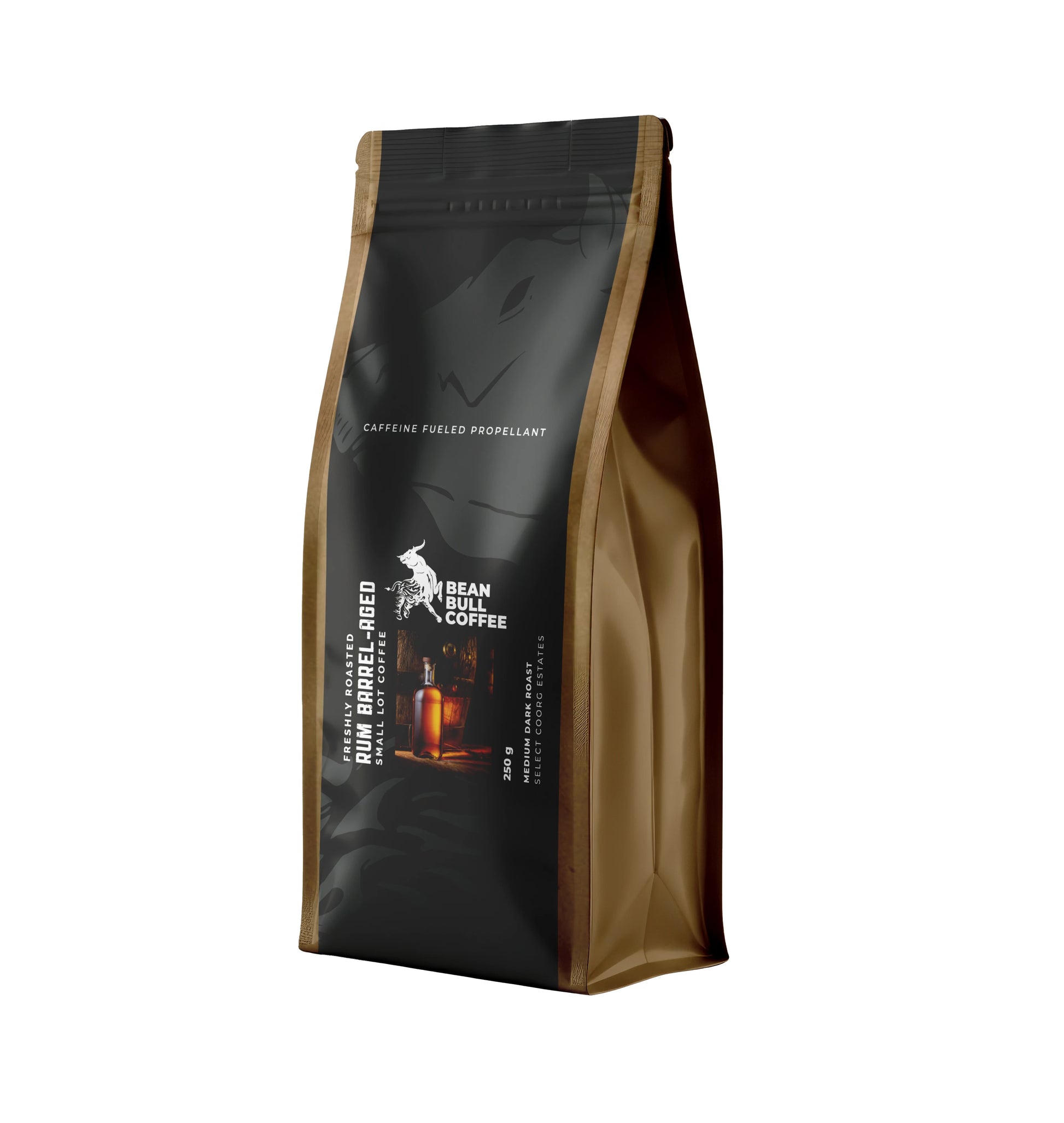 Bullmen Rum Barrel-Aged Coffee Whole Beans 250g