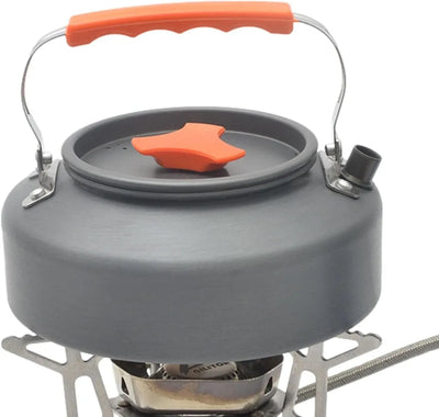 DPCR 0.8L Hard-Anodized Aluminum Camping Kettle: Ultra-Light Moto-Camping Water Pot