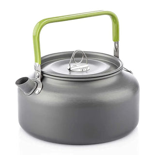 DPCR 1.2L High-Capacity Aluminum Camping Kettle: Rugged Moto-Camping Cookware