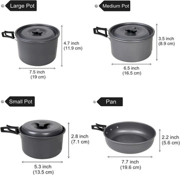 DPCR 15-Piece ADV Cookware Kit w/ Camp Cauldron