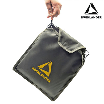 Kwiklander FP020 Flatpack BBQ Grill | Large | 4 Skewers + Tongs | Camp Grill India