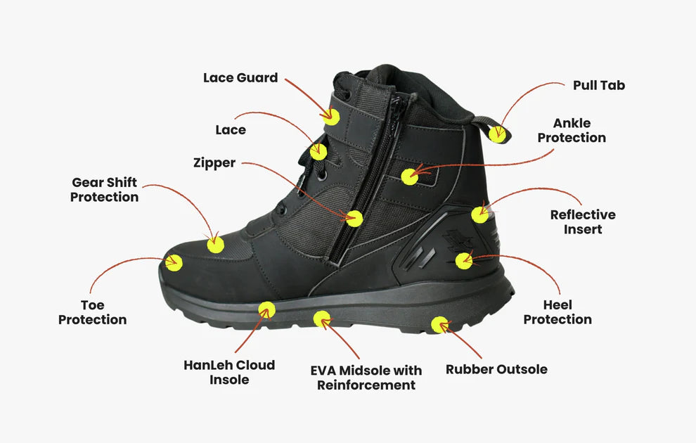 HanLeh Urbano motorcycle sneaker