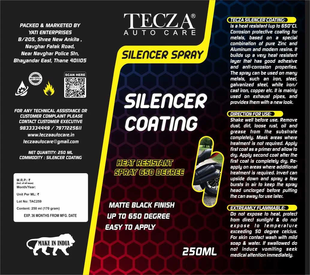 TECZA Silencer Coating 250ml product details