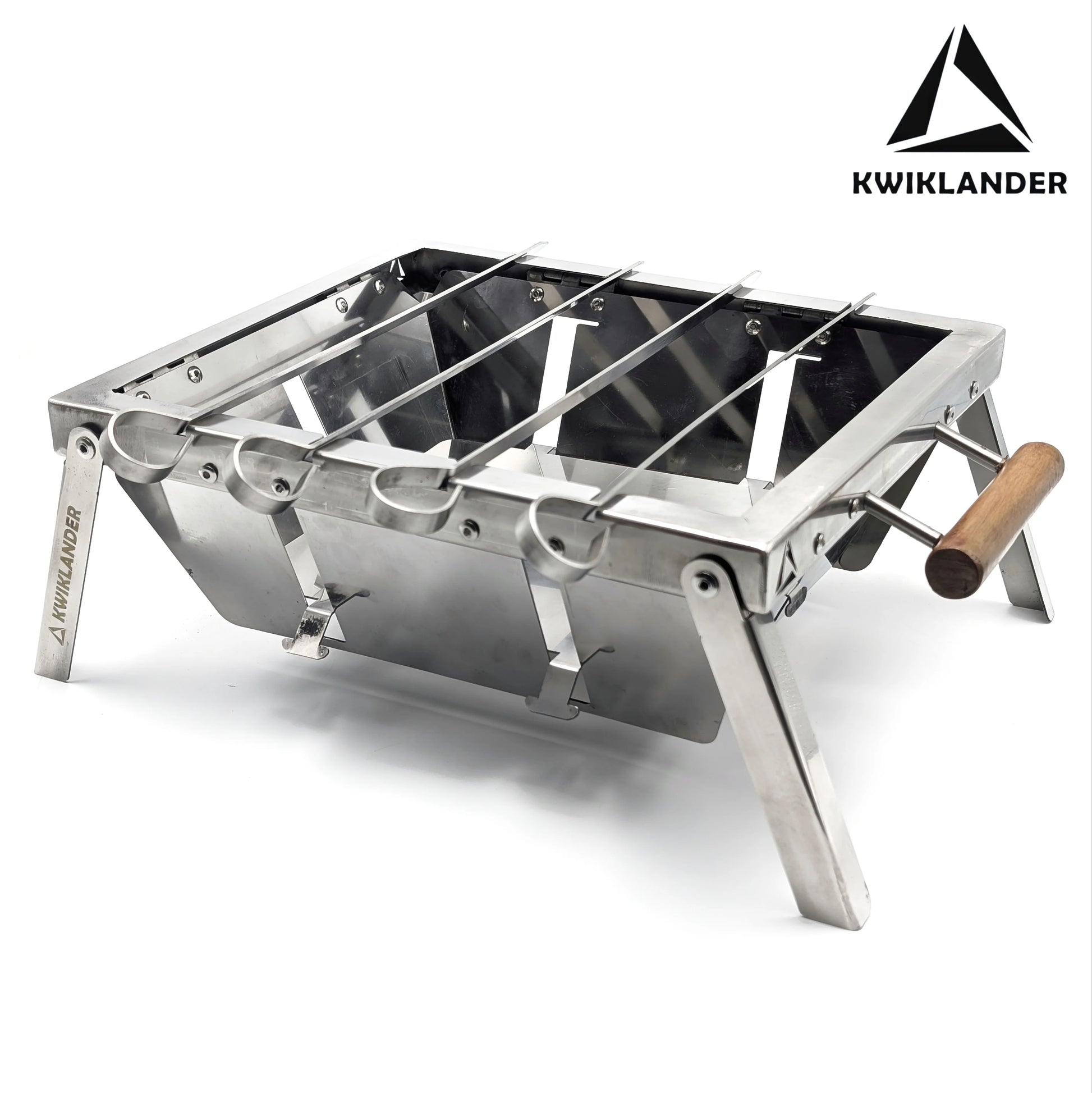 Kwiklander Flat Skewers 13 inch | Set of 6 | Stainless Steel BBQ Skewers India