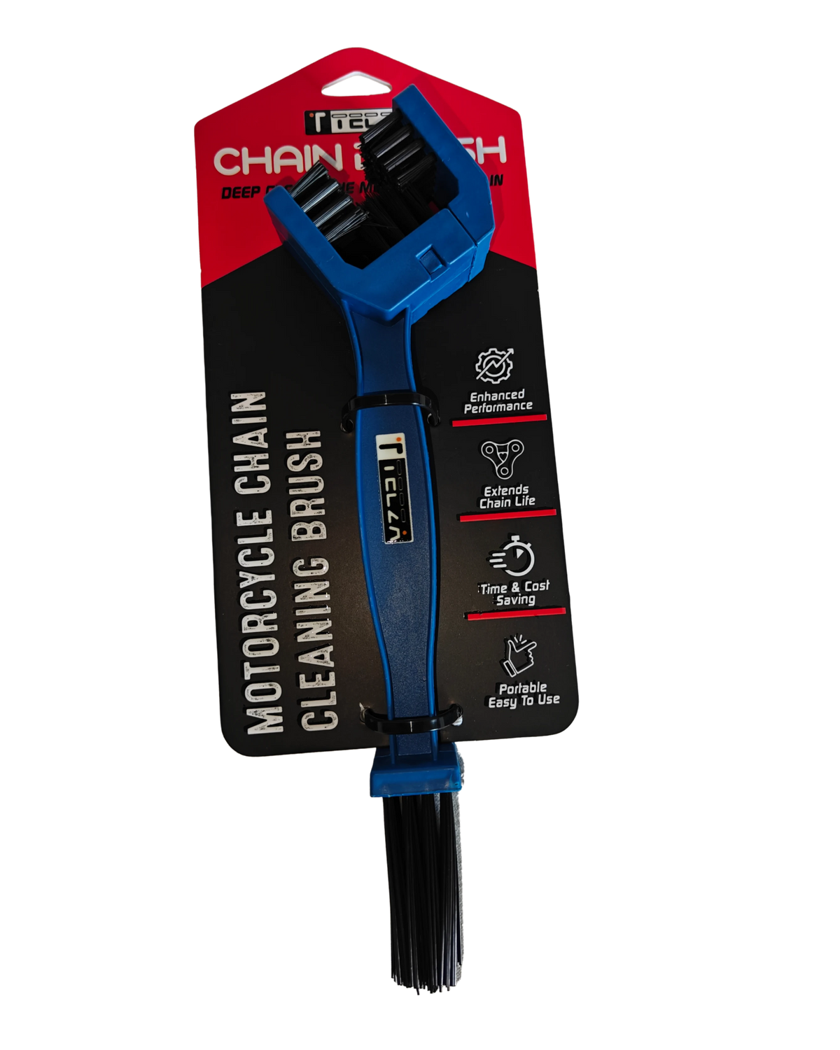 TECZA Bike Chain Cleaning Brush in its packaging