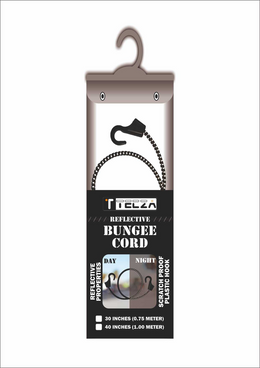 Single Motorcycle Bungee Cord | Reflective 40" | ADV TRIBE