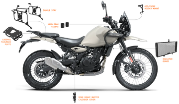 The Standard Combo Kit of 6 Accessories for Royal Enfield Himalayan 450
