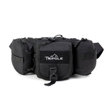 Tripole Tactical Waist Pack Black Front