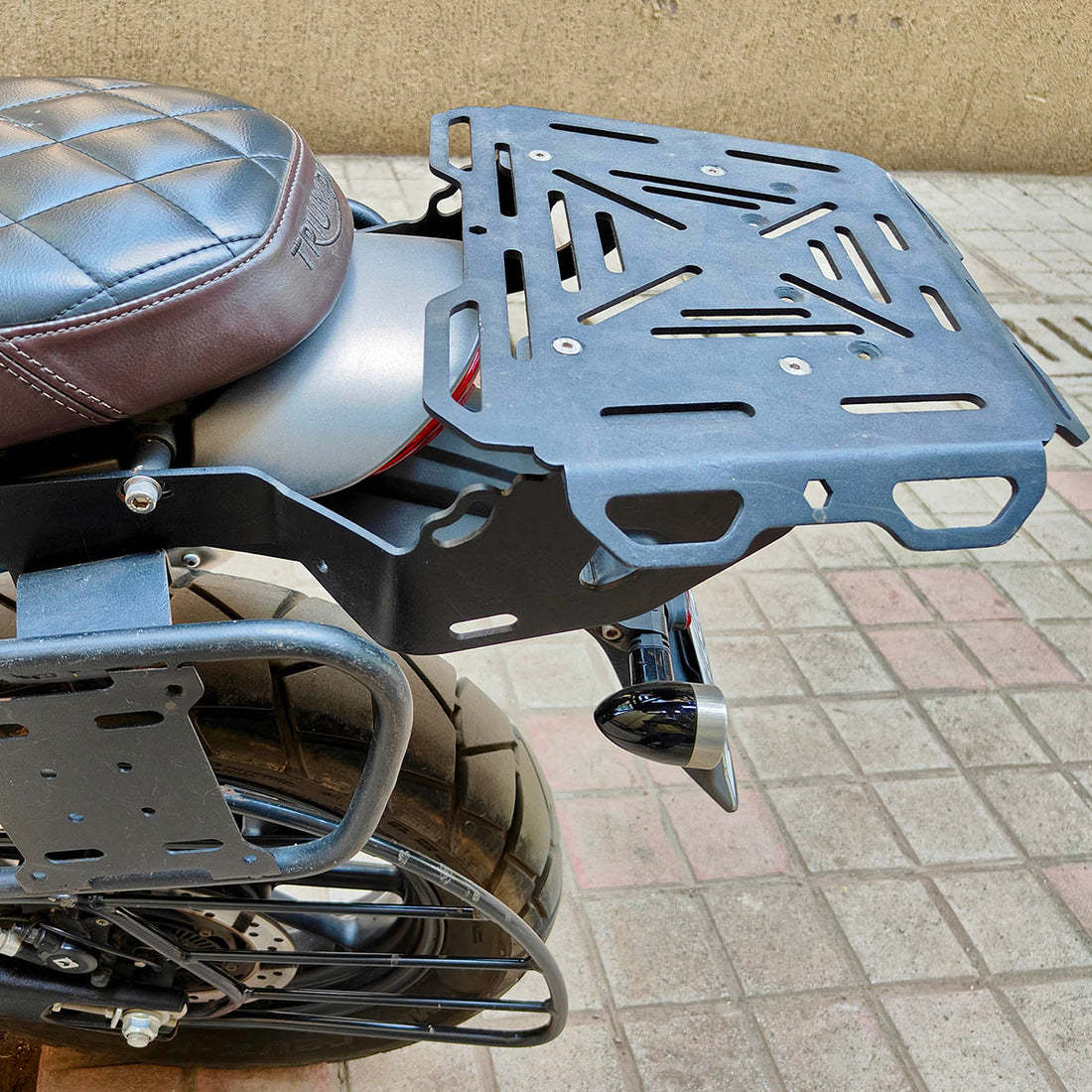 Luggage Tail Rack For Triumph Scrambler 400X by ADV TRIBE