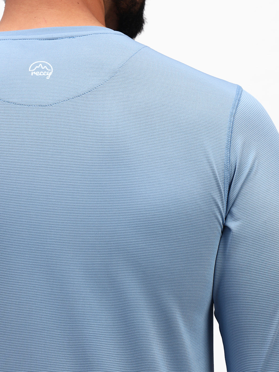 Ultralight Active Long Sleeve T-Shirt in Dusk Blue, view 4