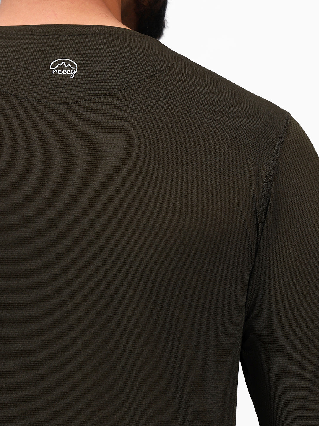Ultralight Active Long Sleeve T-Shirt in Olive, view 5