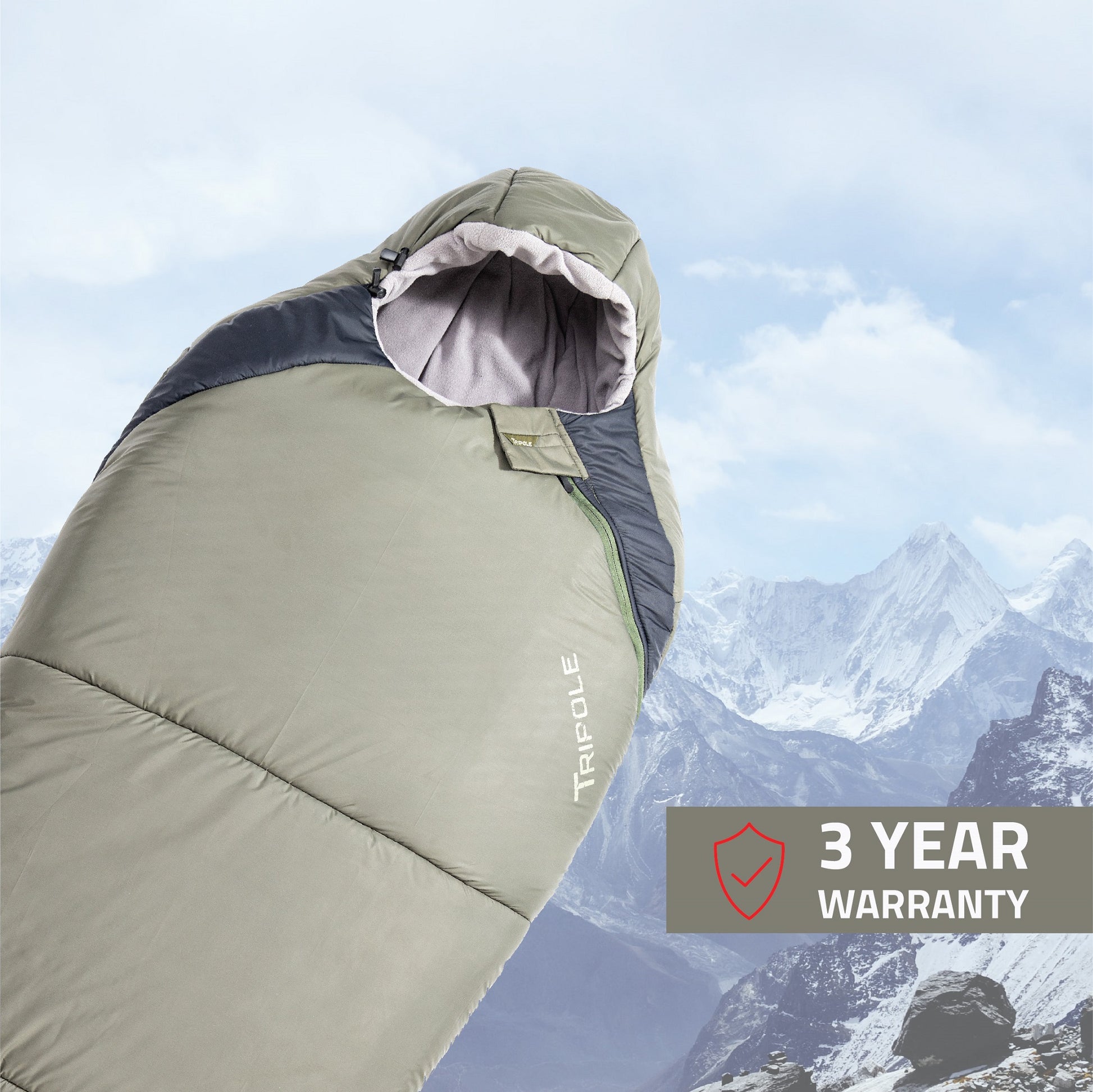Tripole Zanskar Army Sleeping Bag - Warranty card