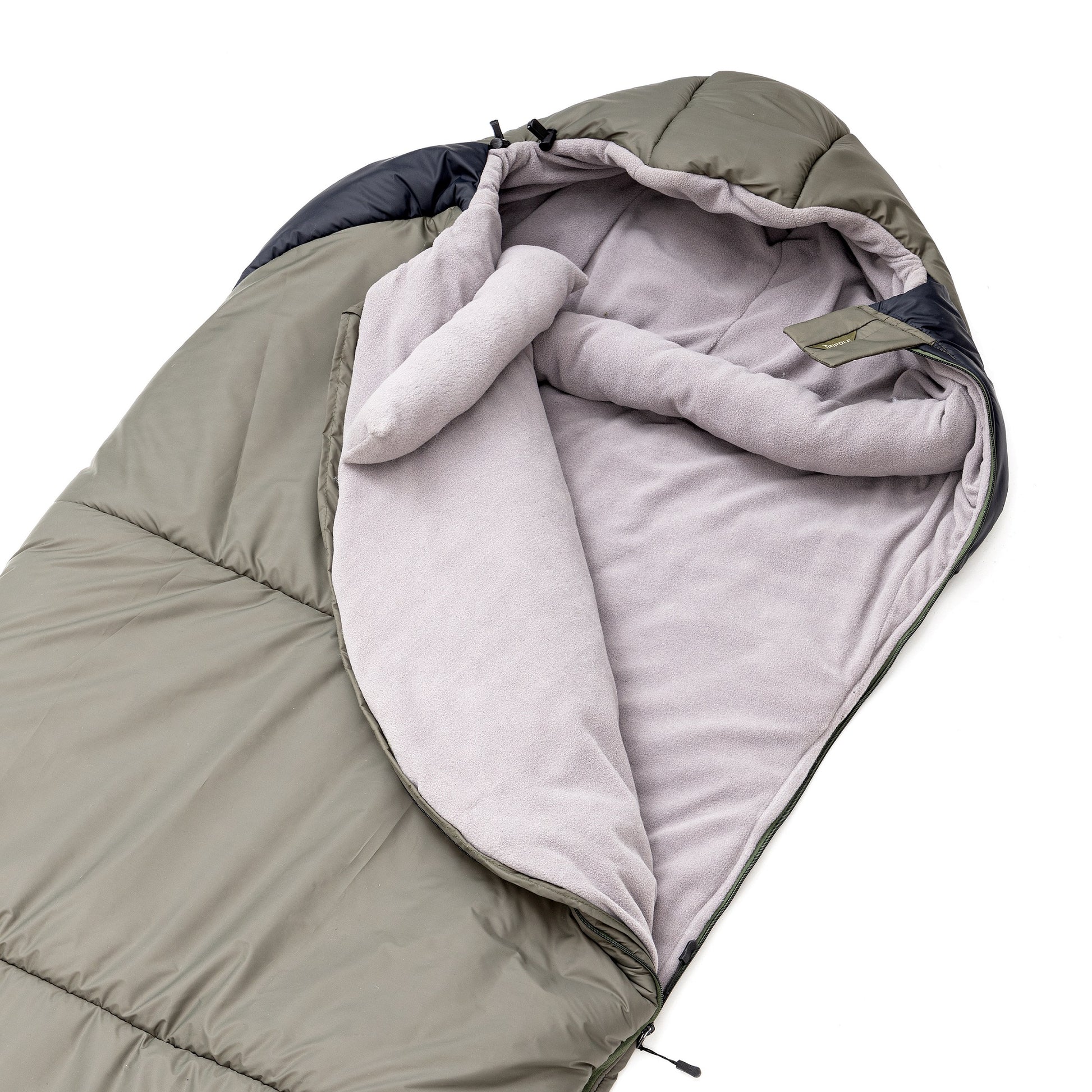 Tripole Zanskar Army Sleeping Bag - Green colour view 1