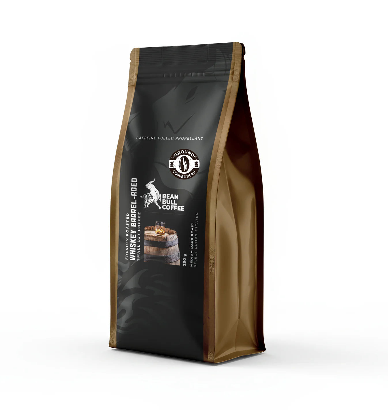 Bullmen Whiskey Barrel-Aged Coffee Ground 250g