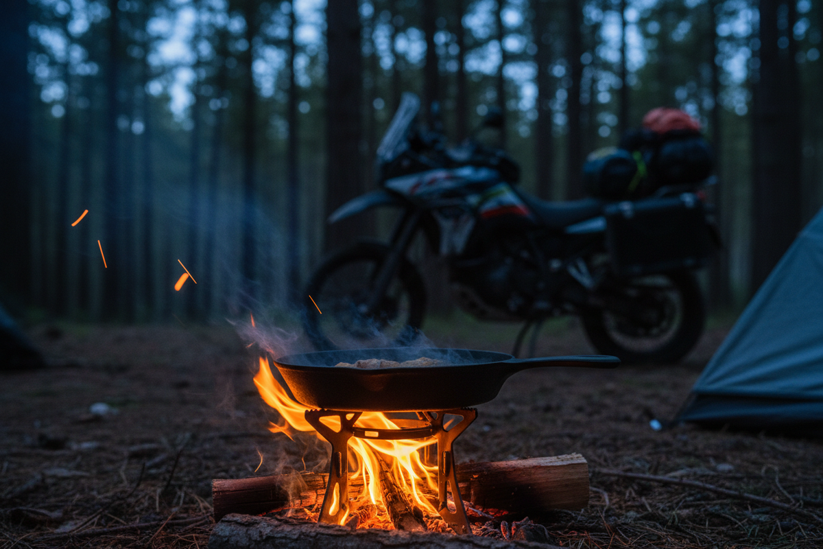 Camp Cooking gear for riders