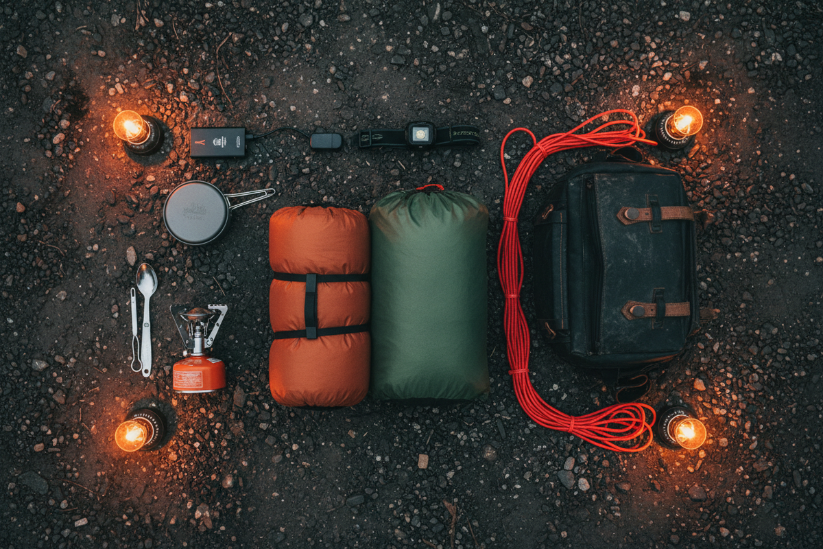 Moto Camping Kit gear for riders