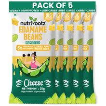 Nutrirootz Roasted Edamame Beans Cheese Pack of 5 x 25g