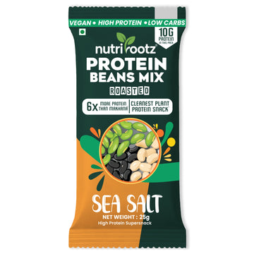 Nutrirootz Roasted Protein Bean Mix | Pack of 5 x 25g