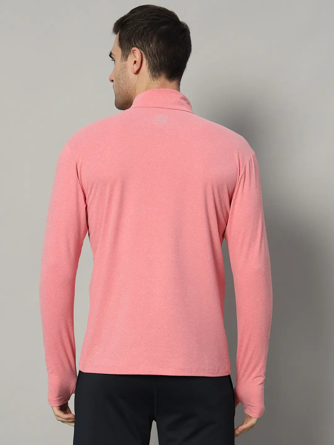 Reccy Mens Qzip Flex Tee - Bubblegum
