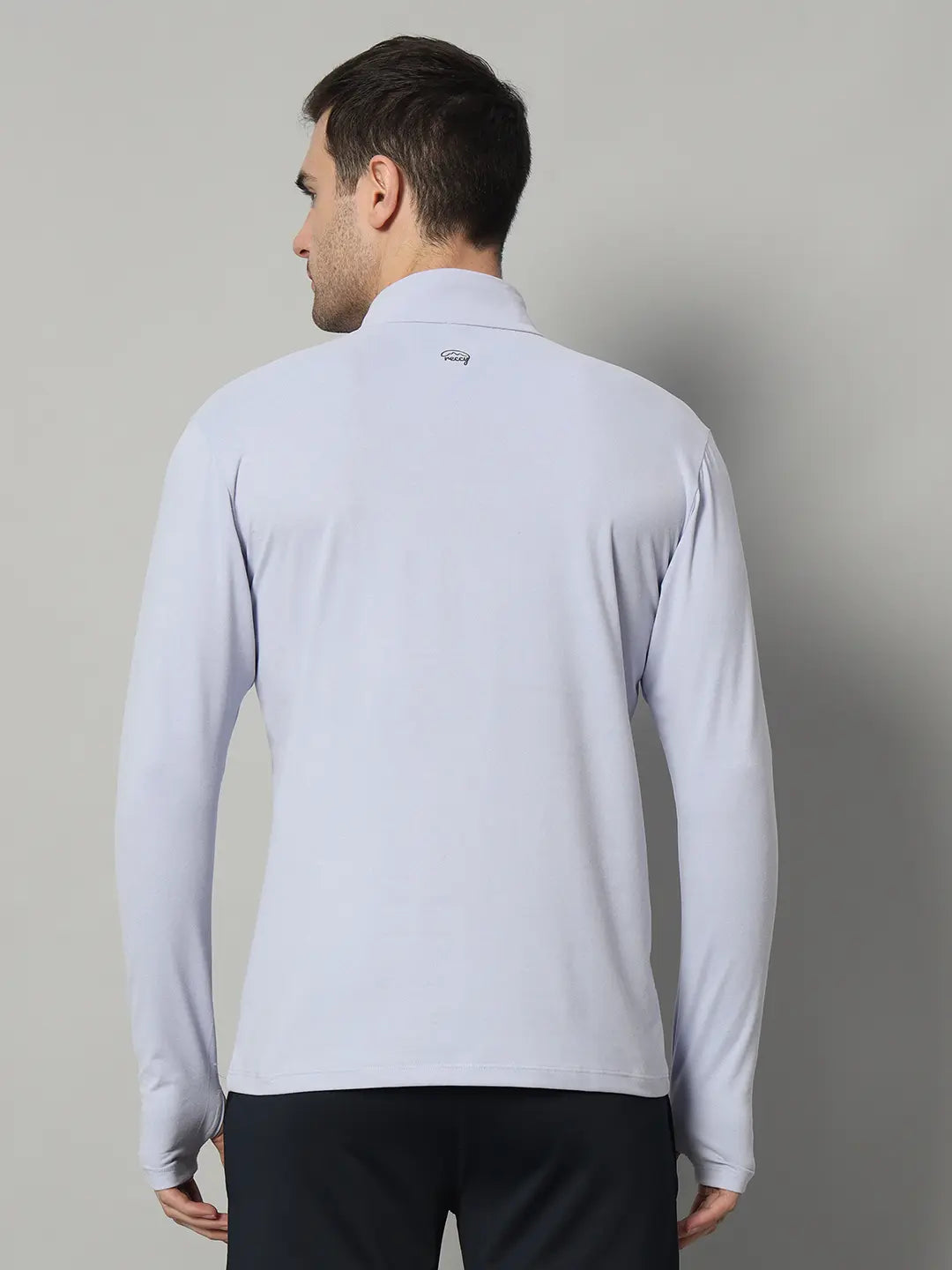 Reccy Mens Qzip Flex Tee - Lavender