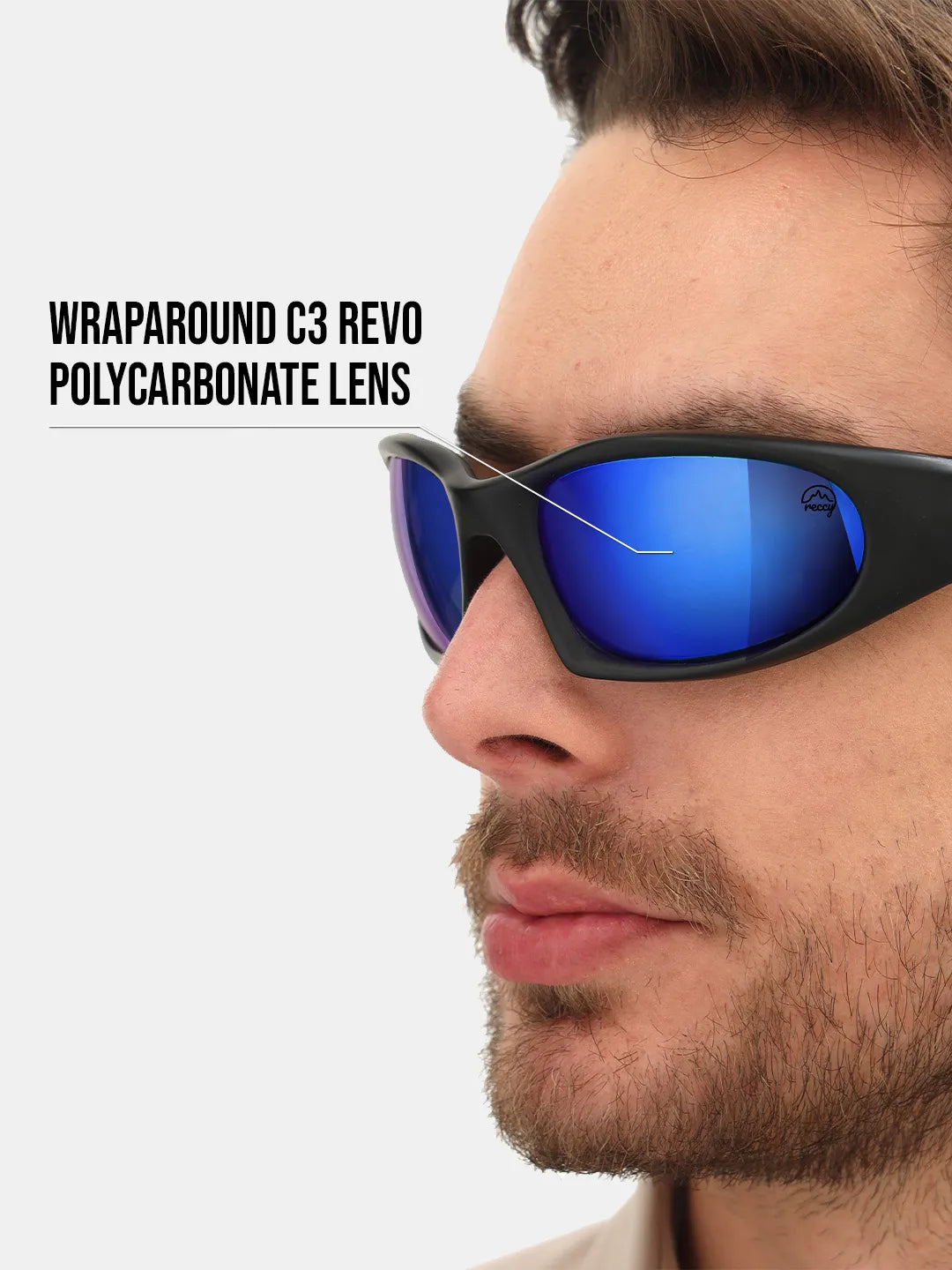 Reccy SummitShield Sunglasses Blue Revo, product detail