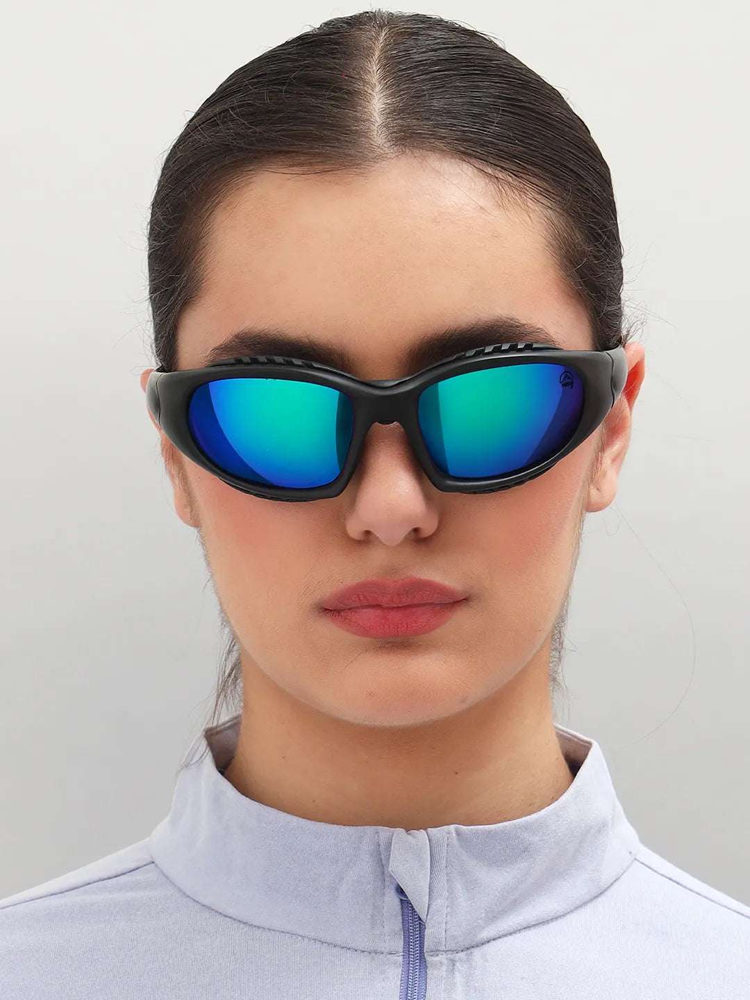 Reccy SummitShield Sunglasses Green Revo, lifestyle view