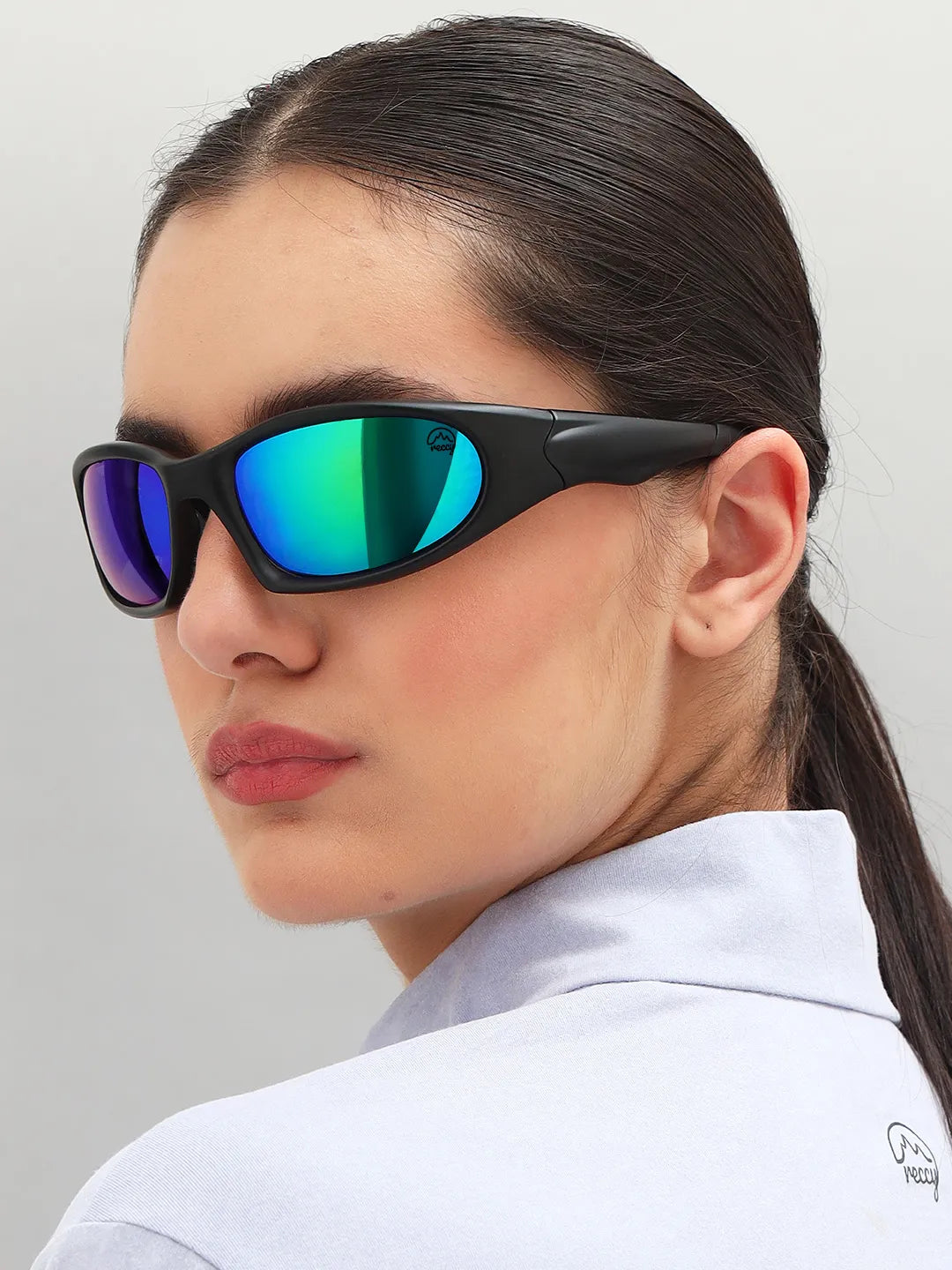 Reccy SummitShield Sunglasses Green Revo, product angle