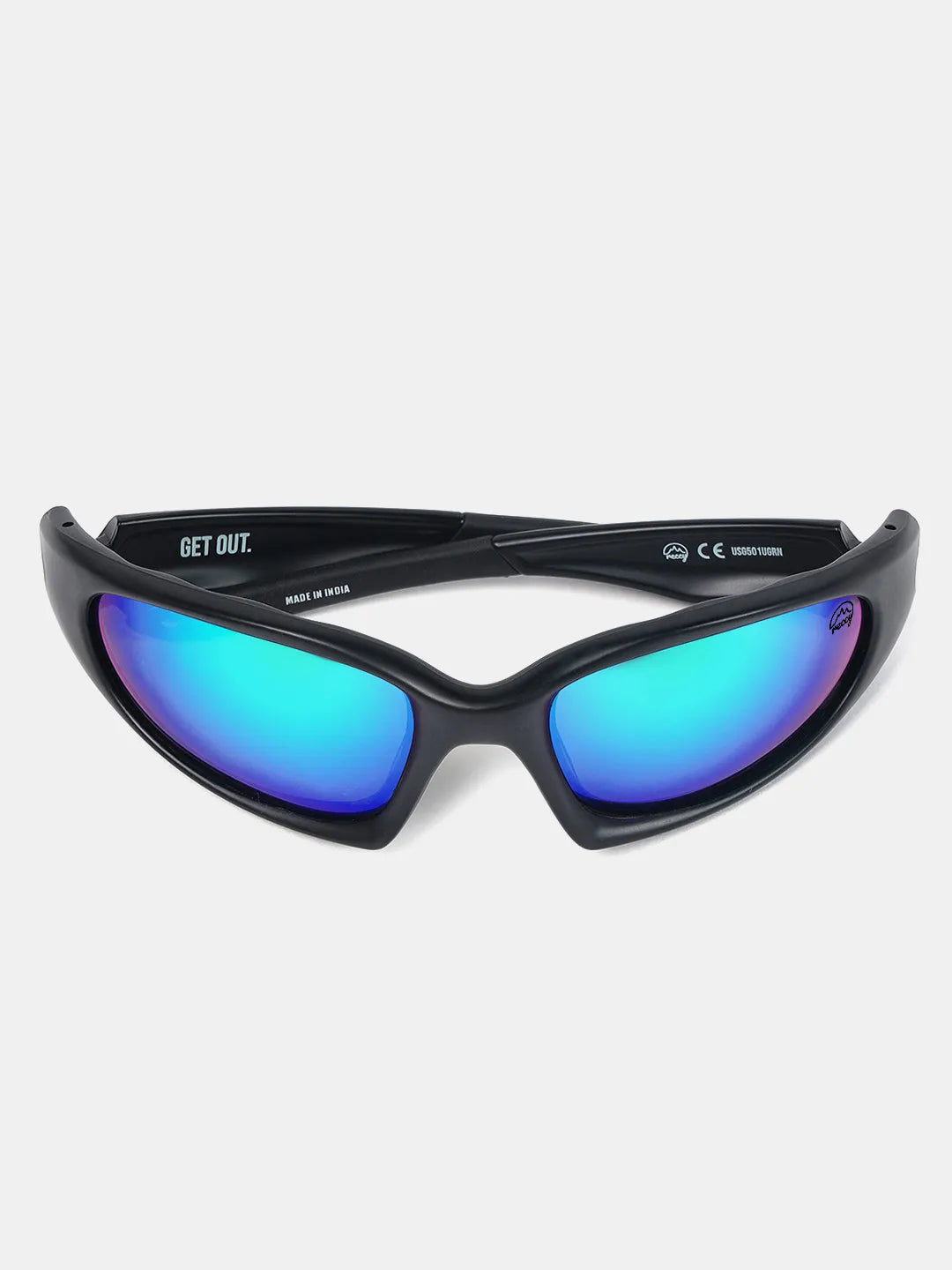 Reccy SummitShield Sunglasses Green Revo, product angle