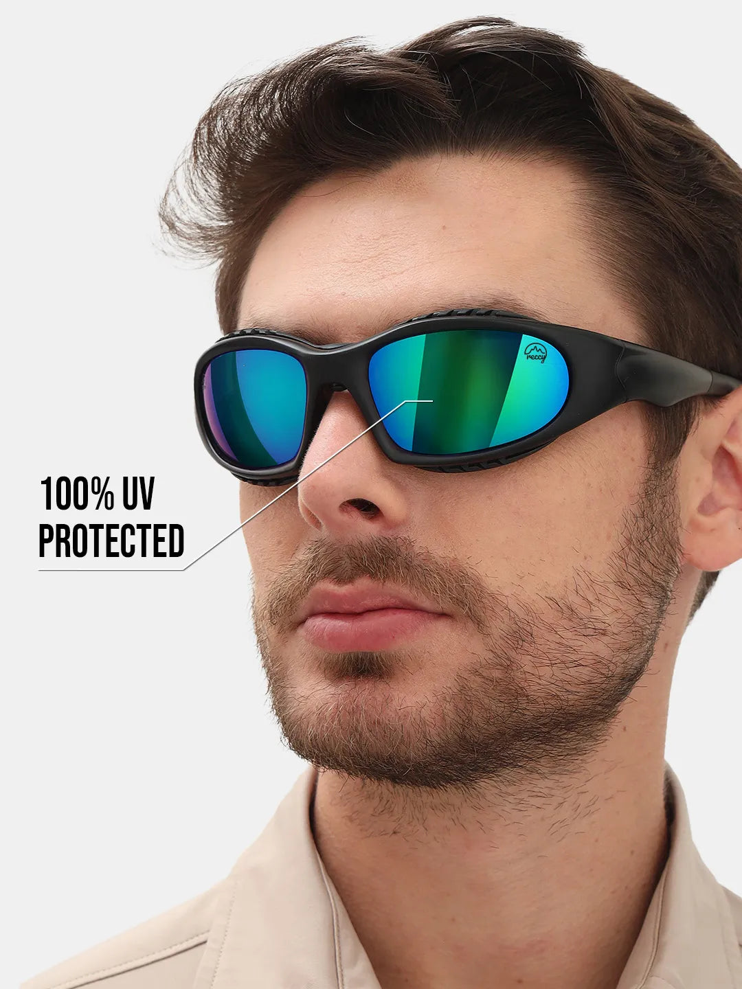 Reccy SummitShield Sunglasses Green Revo, product detail