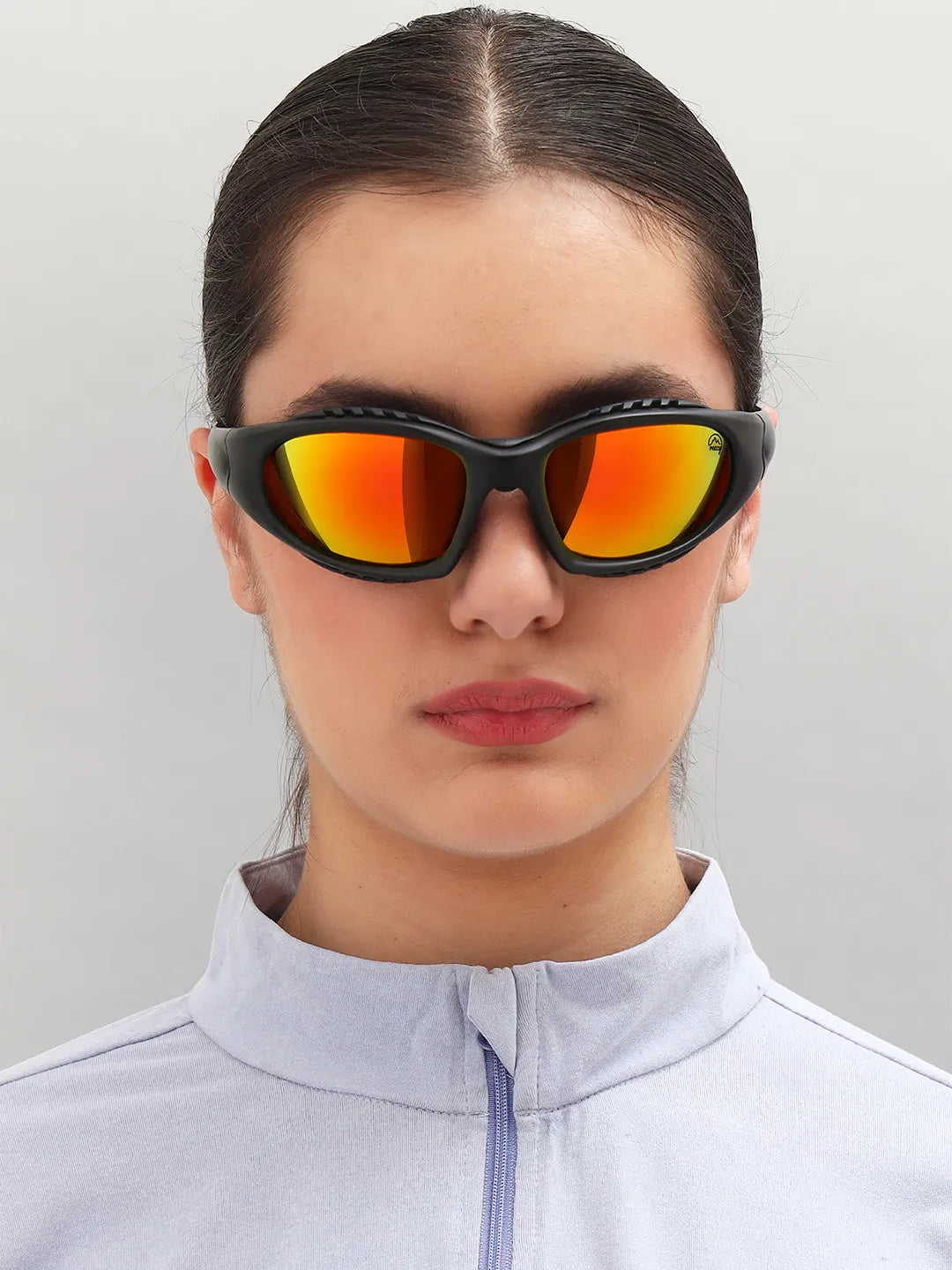 Reccy SummitShield Sunglasses Red Revo, lifestyle view