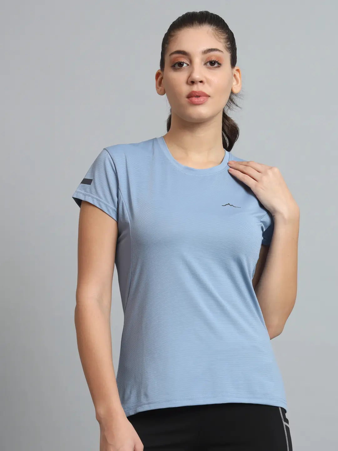 Reccy Womens Ultralight Athletic T-Shirt Dusk Blue 1