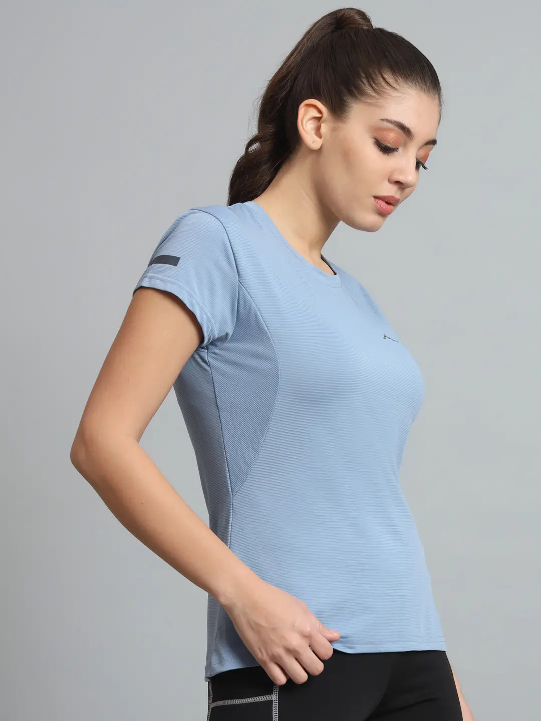 Reccy Womens Ultralight Athletic T-Shirt Dusk Blue 2