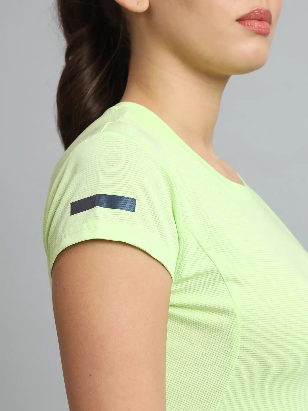 Reccy Womens Ultralight Athletic T-Shirt Lime 7