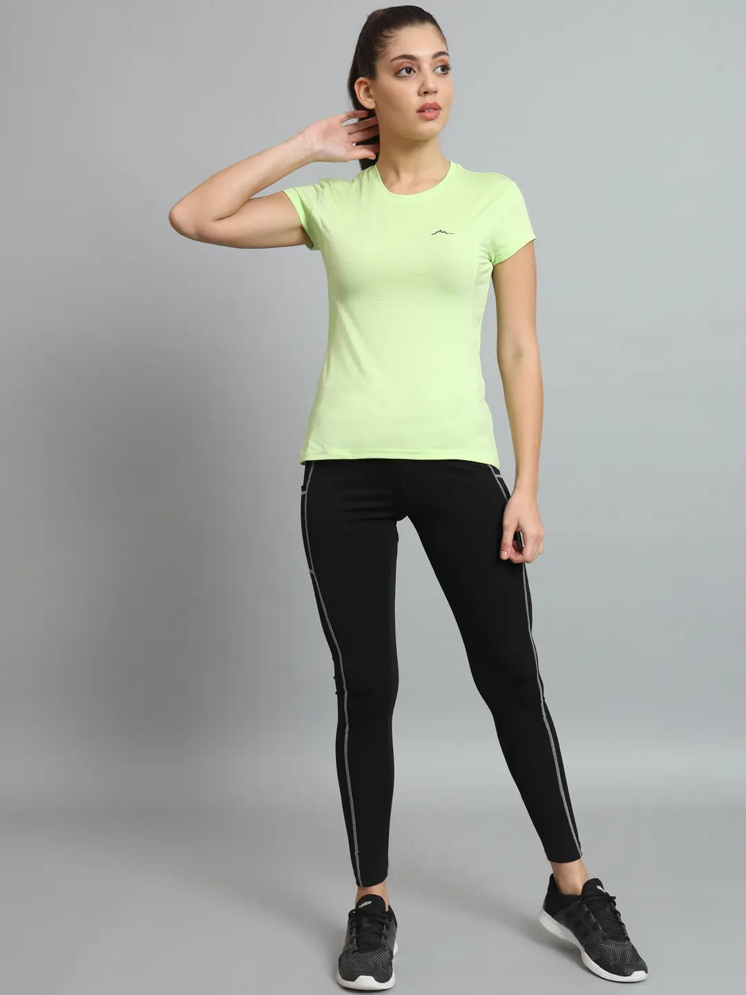 Reccy Womens Ultralight Athletic T-Shirt Lime 8