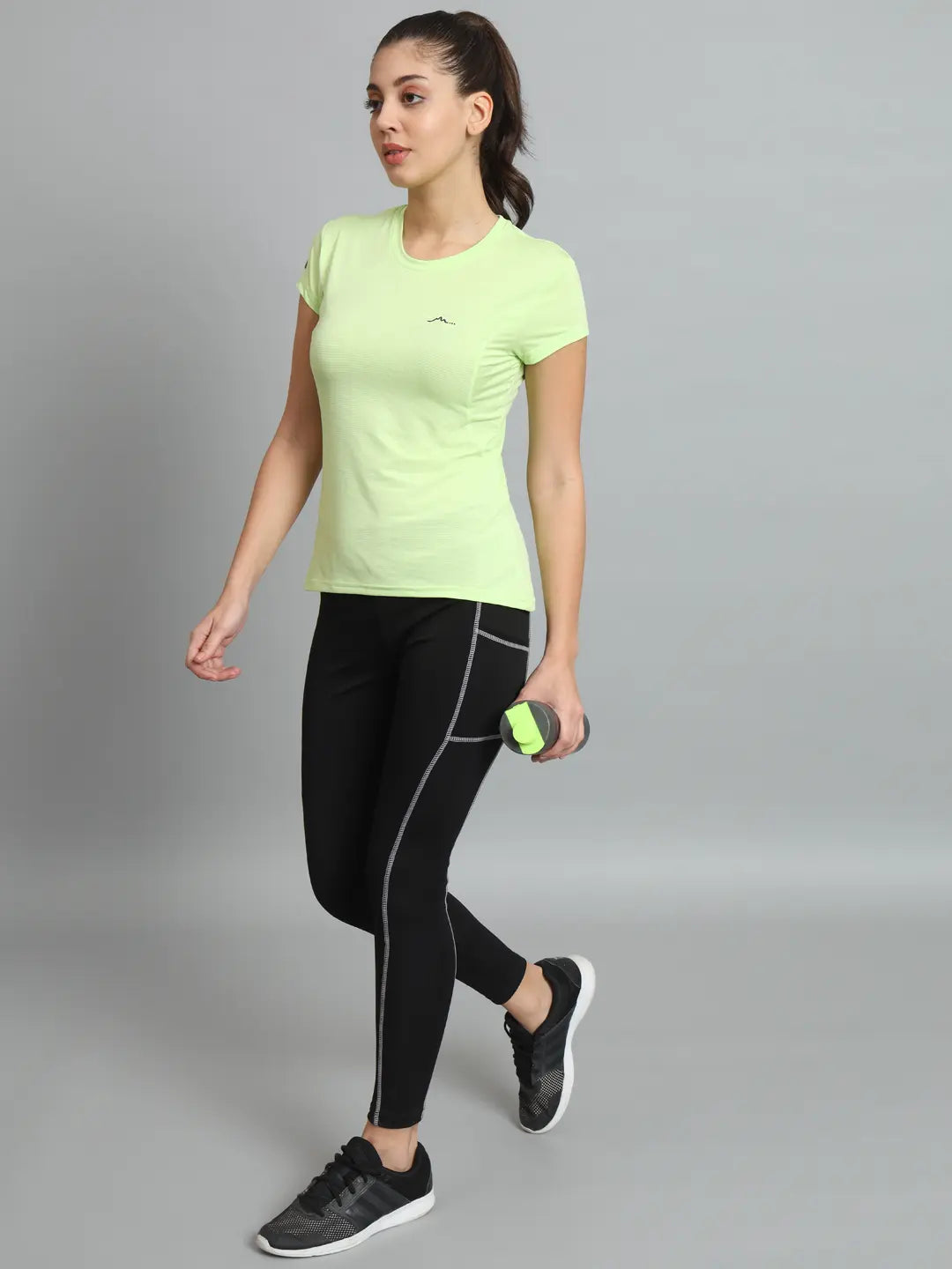 Reccy Womens Ultralight Athletic T-Shirt Lime 9