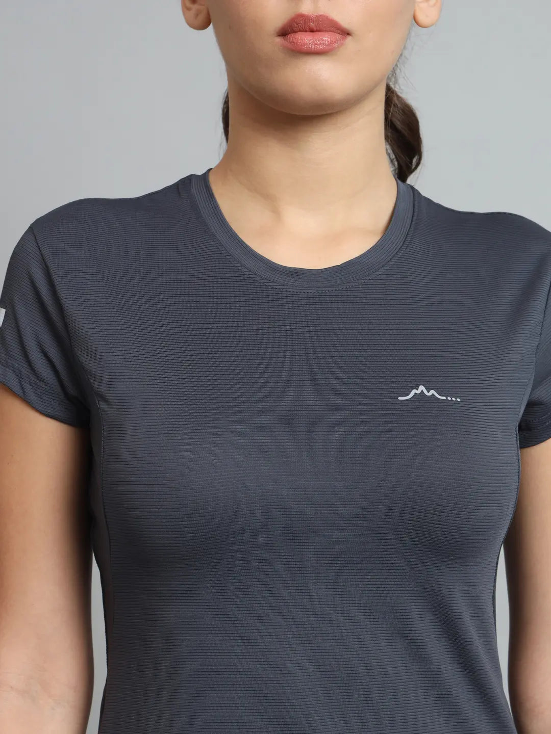 Reccy Womens Ultralight Athletic T-Shirt Metallic Gray 6