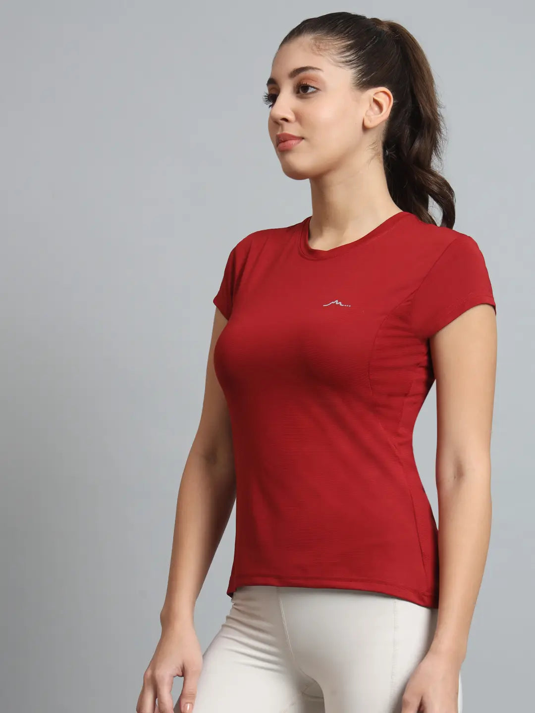 Reccy Womens Ultralight Athletic T-Shirt Rust 3