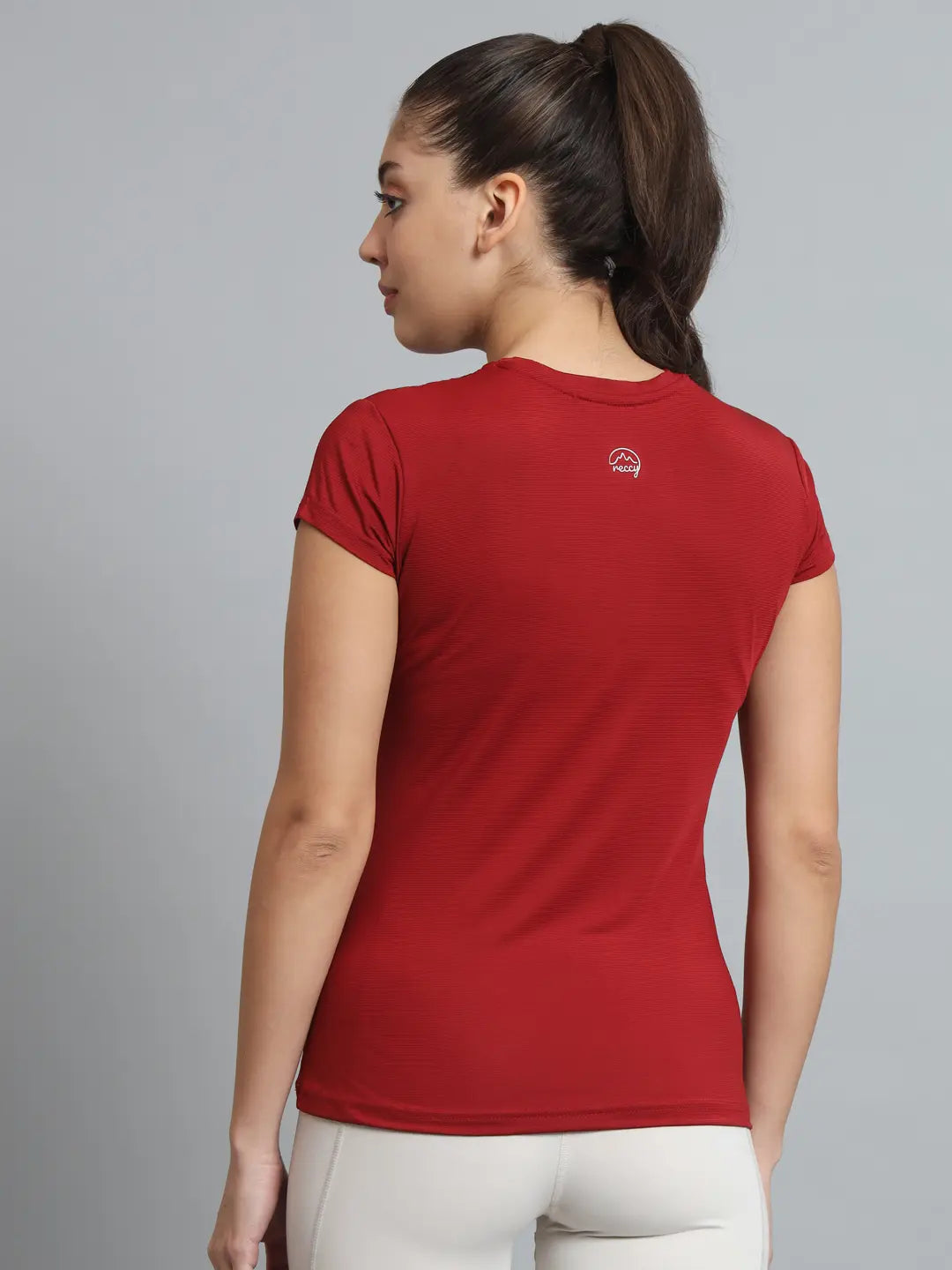 Reccy Womens Ultralight Athletic T-Shirt Rust 4