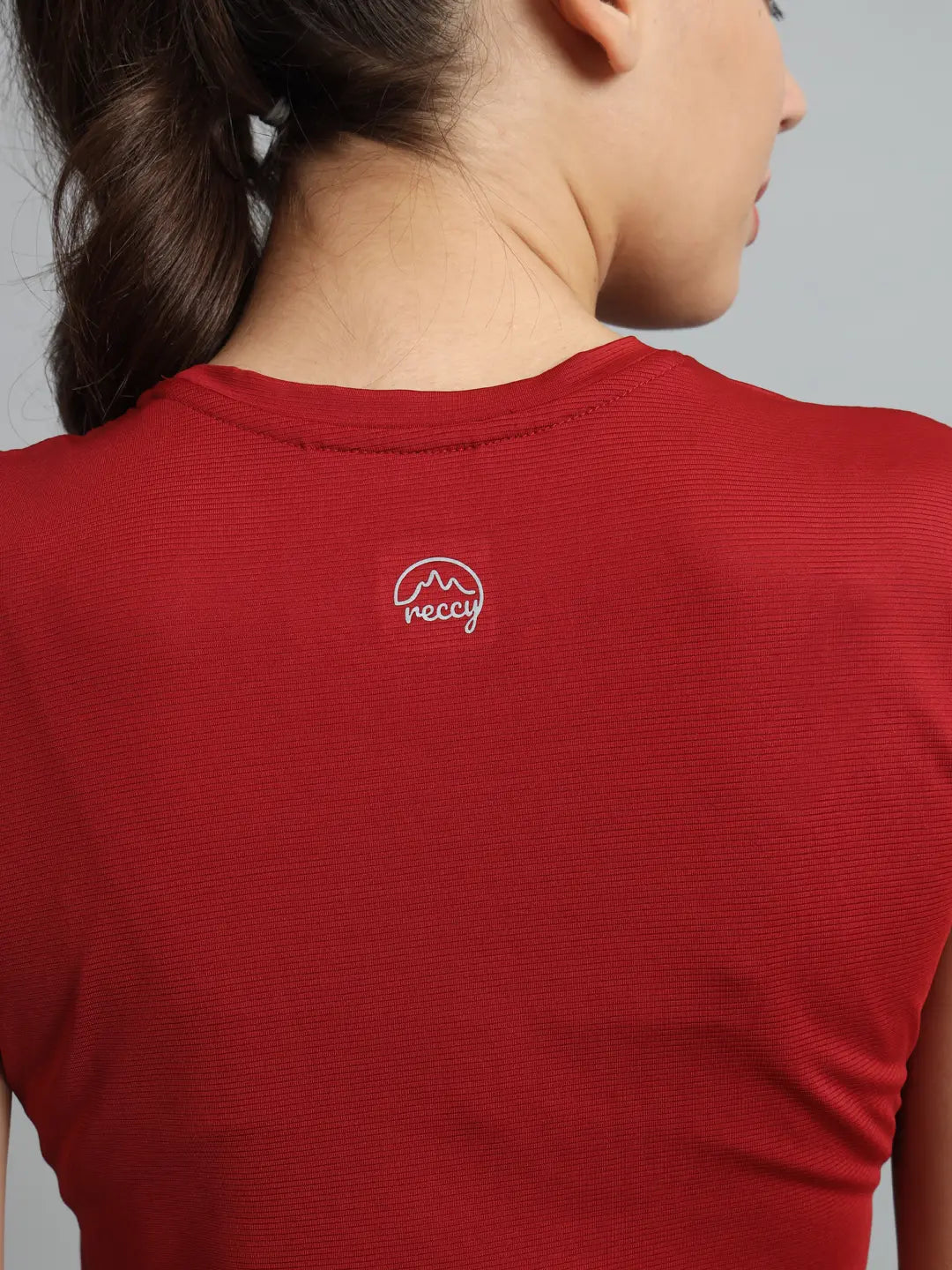Reccy Womens Ultralight Athletic T-Shirt Rust 5