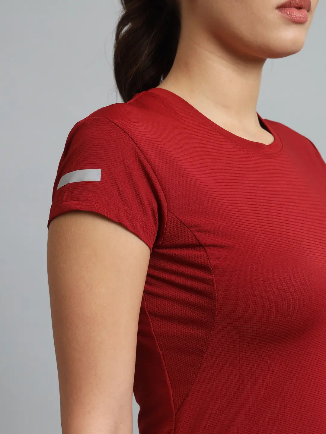 Reccy Womens Ultralight Athletic T-Shirt Rust 7