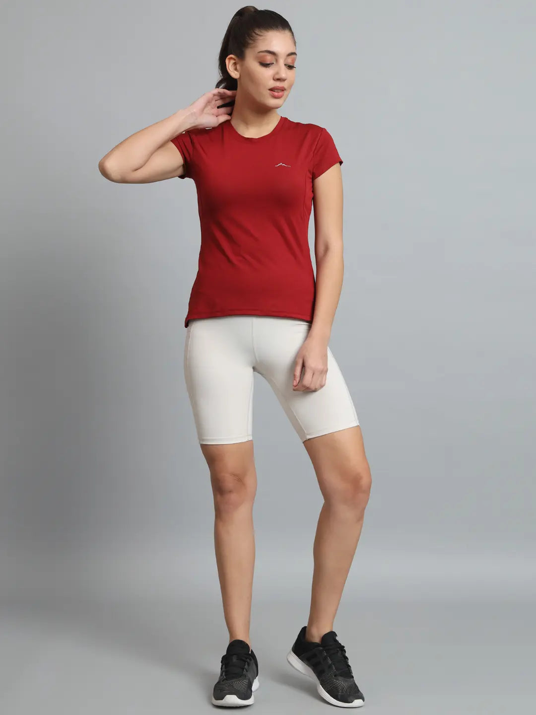 Reccy Womens Ultralight Athletic T-Shirt Rust 8